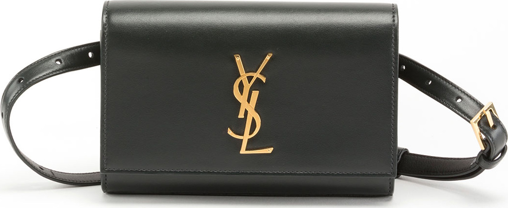 Saint Laurent Kate Monogram YSL Leather Belt Bag