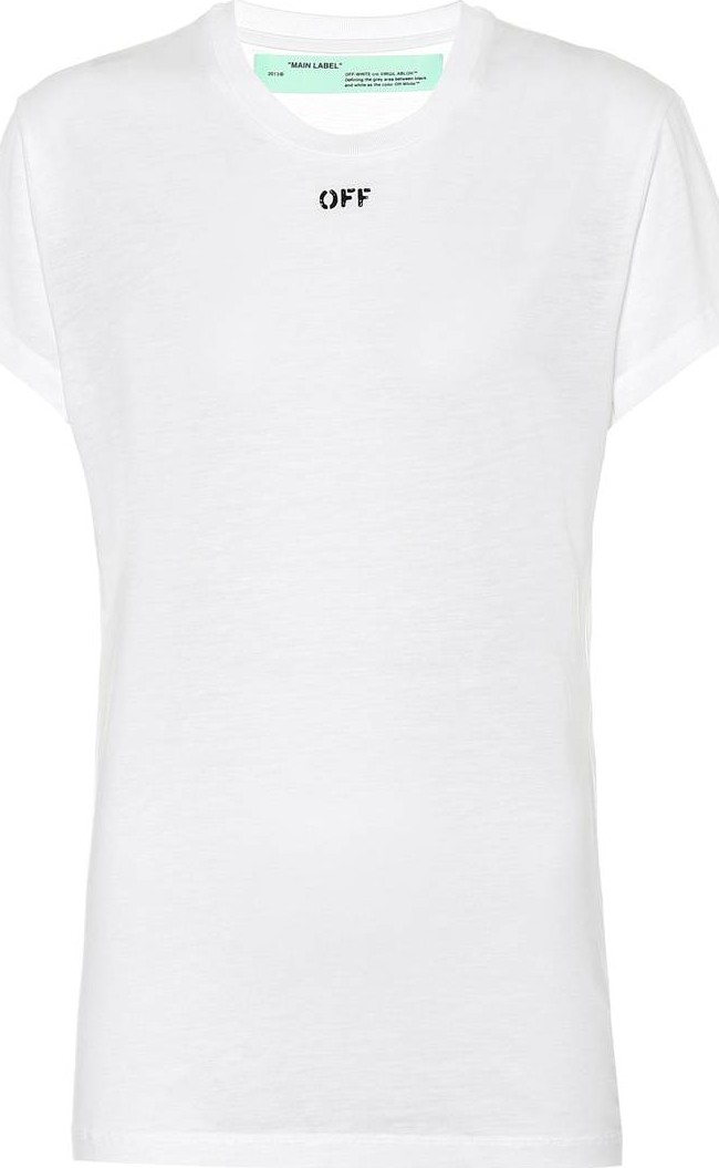 Off White Cotton-blend T-shirt