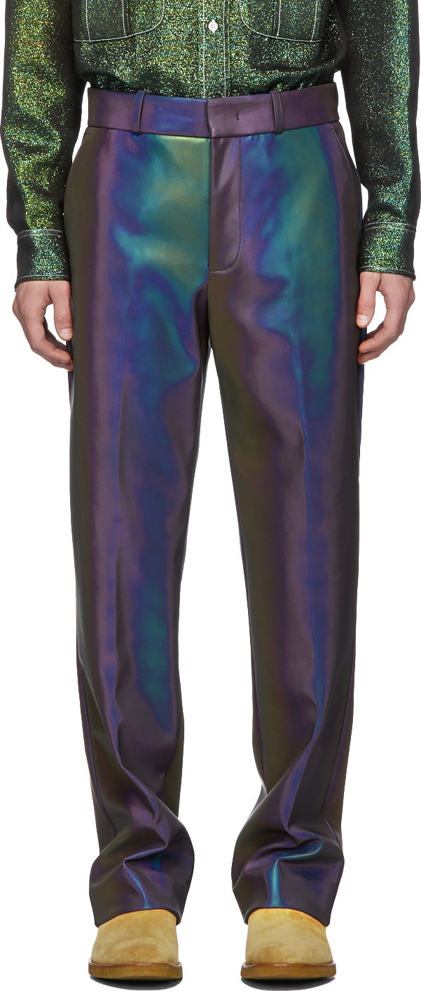 Sies Marjan Purple Toby Reflective Trousers
