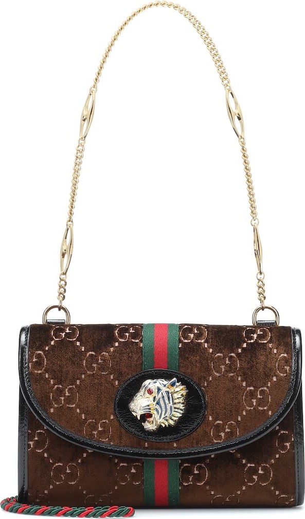 Gucci Rajah Small leather shoulder bag
