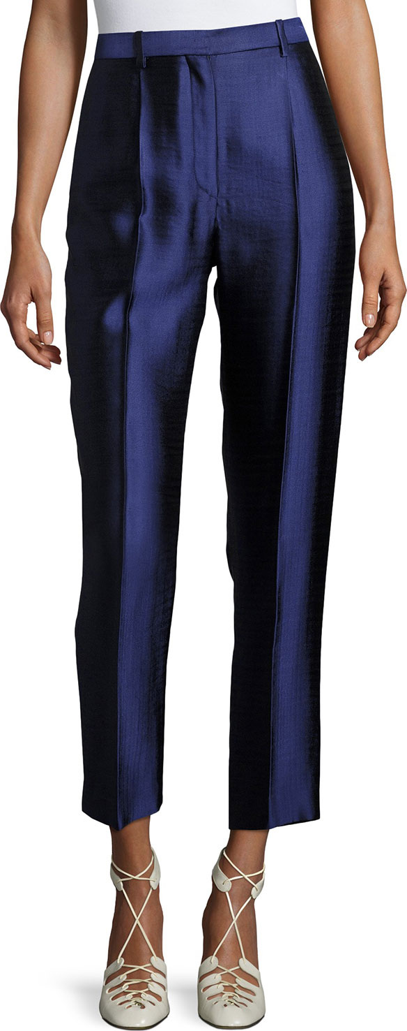 THE ROW William Single-Pleat Straight-Leg Pants