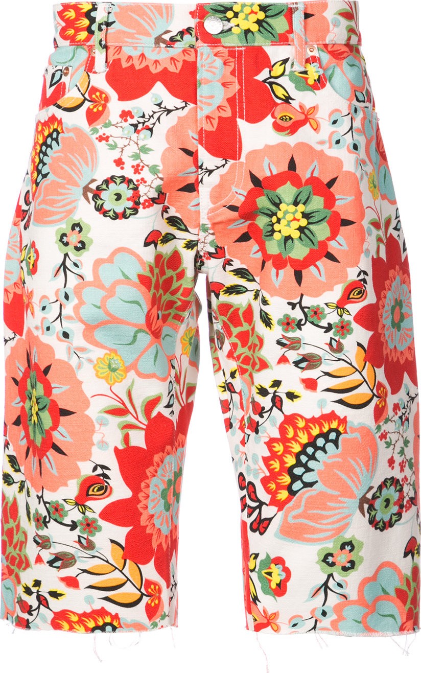 Holiday floral shorts