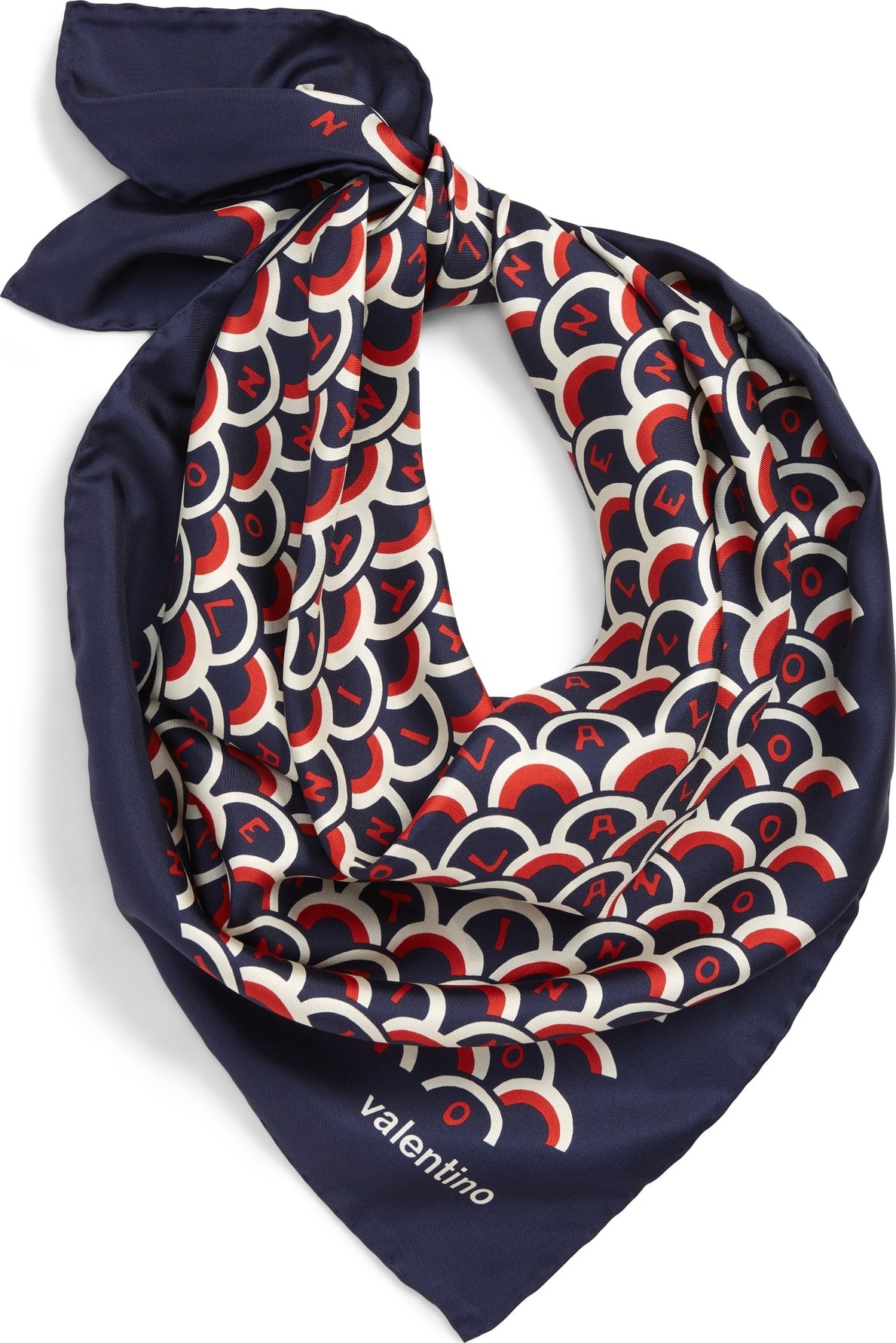 Valentino GARAVANI Scale Silk Scarf