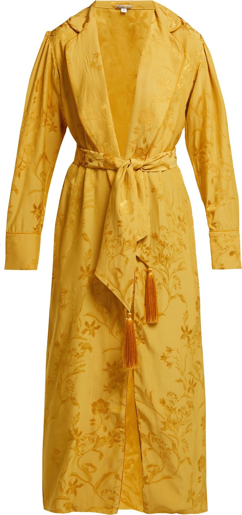Johanna Ortiz Unusual Romance floral-jacquard robe