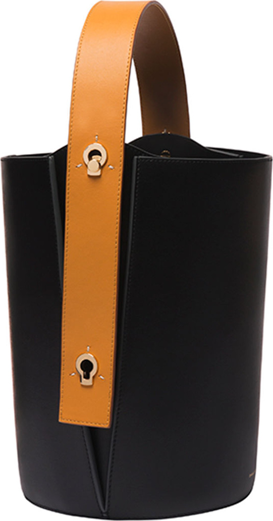 Danse Lente Mini Lorna Colorblock Leather Hobo Bag