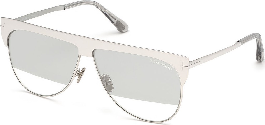 TOM FORD Winter Two-Tone Mirrored Aviator Sunglasses