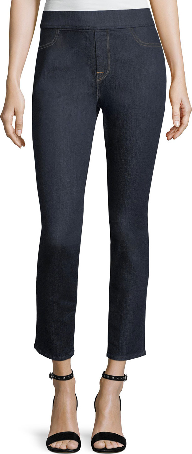 Jen7 Riche Touch Rinsed Night Comfort Skinny Ankle Jeans