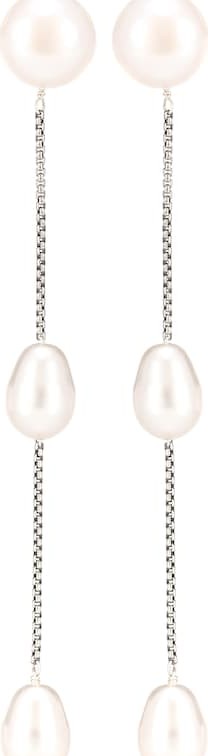 Sophie Buhai Small Pearl Drop sterling silver earrings