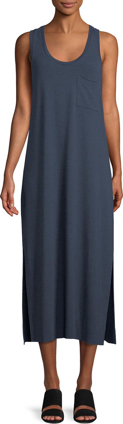 ATM Anthony Thomas Melillo Scoop-Neck Racerback Sleeveless Knit Dress