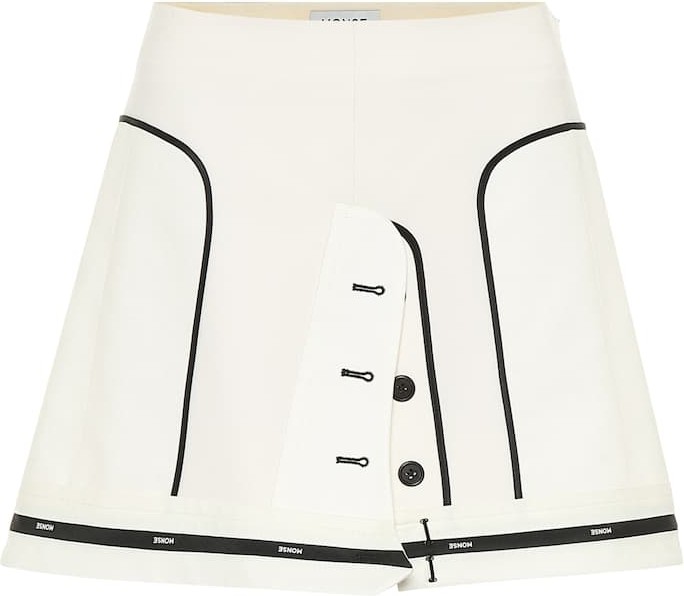 Monse Stretch wool-twill miniskirt