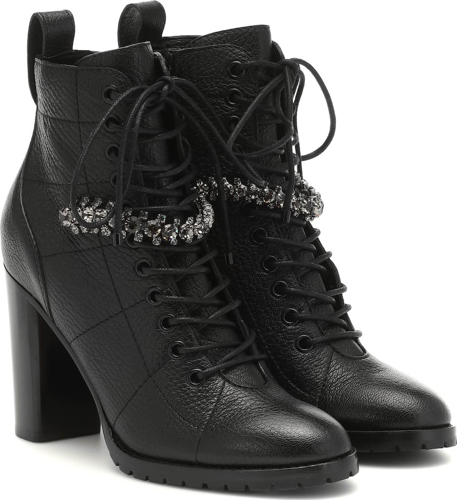 Jimmy Choo Cruz 95 leather ankle boots