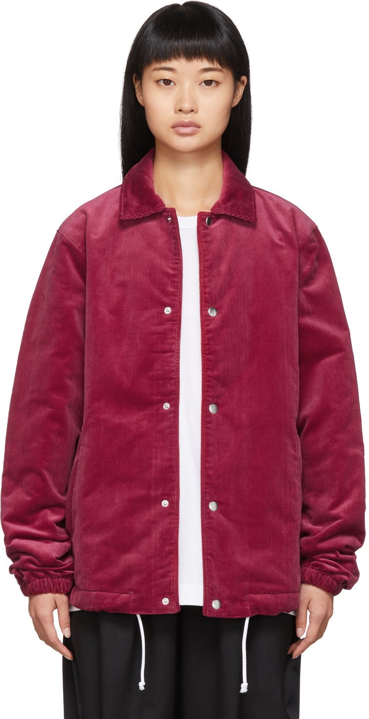 Comme Des Garcons Red Corduroy Jacket