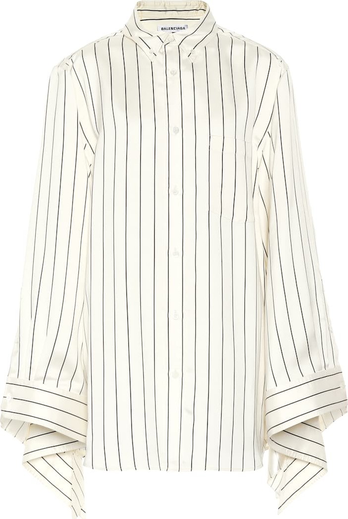 Balenciaga Striped silk shirt