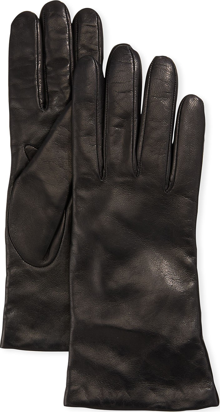 Portolano Cashmere-Lined Napa Leather Gloves