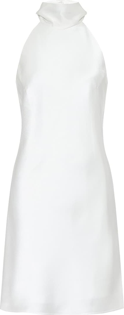 Galvan Hamptons satin bridal minidress