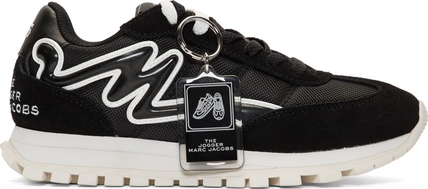 MARC JACOBS Black 'The Jogger' Sneakers