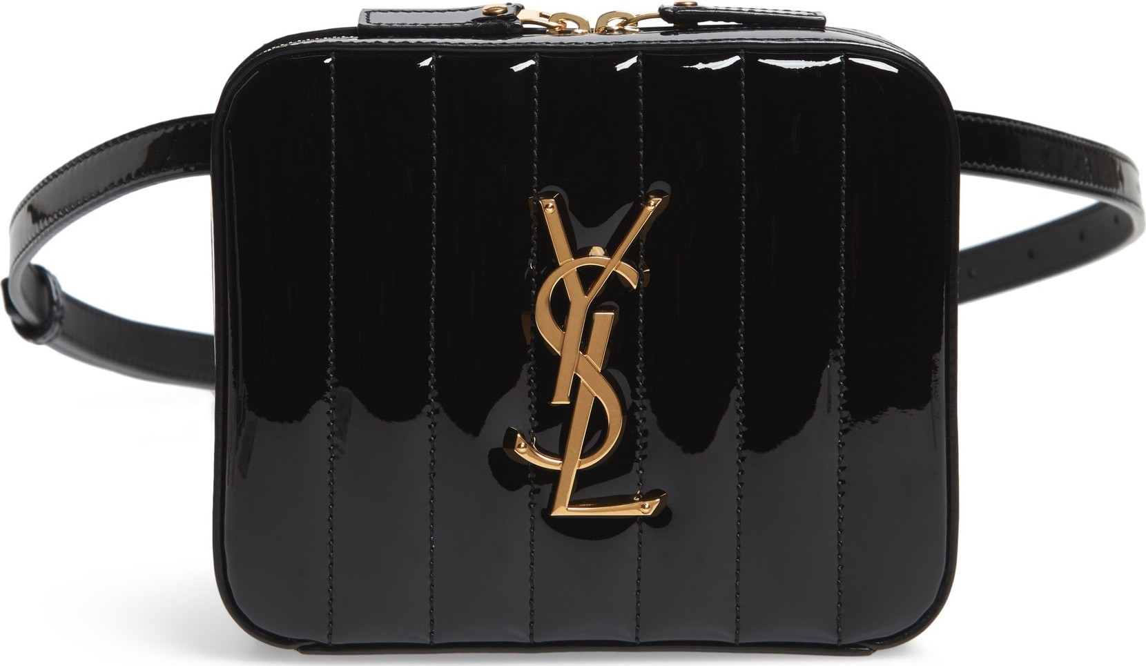 Saint Laurent Vicky Patent Leather Belt Bag