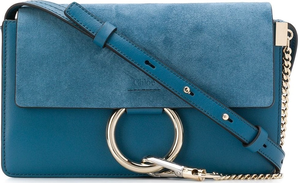 Chloe blue small Faye shoulder bag