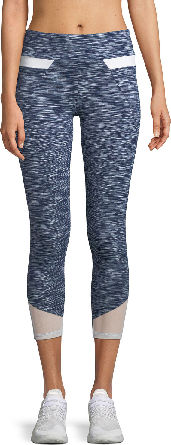 Lanston Kylo Curve Heathered Mesh Leggings