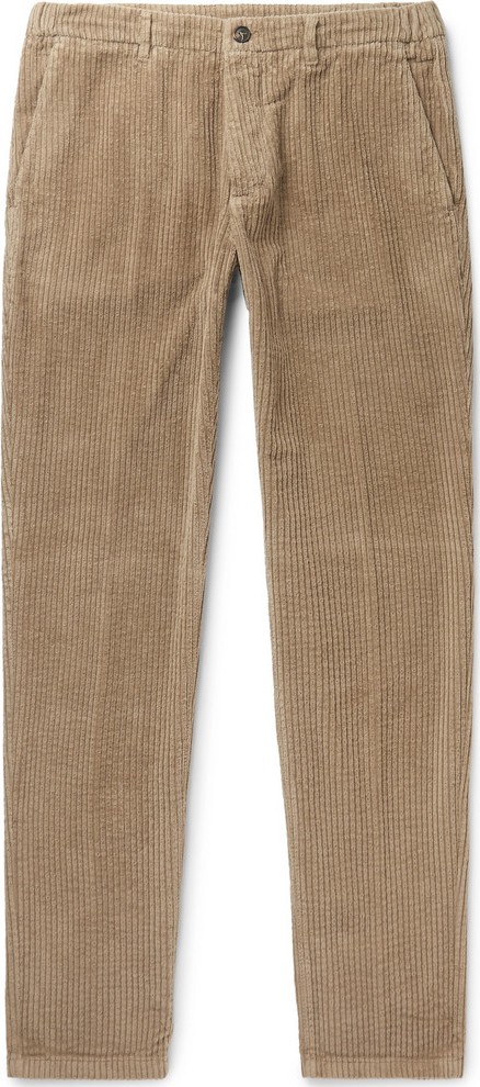 Altea Slim-Fit Tapered Cotton-Corduroy Trousers