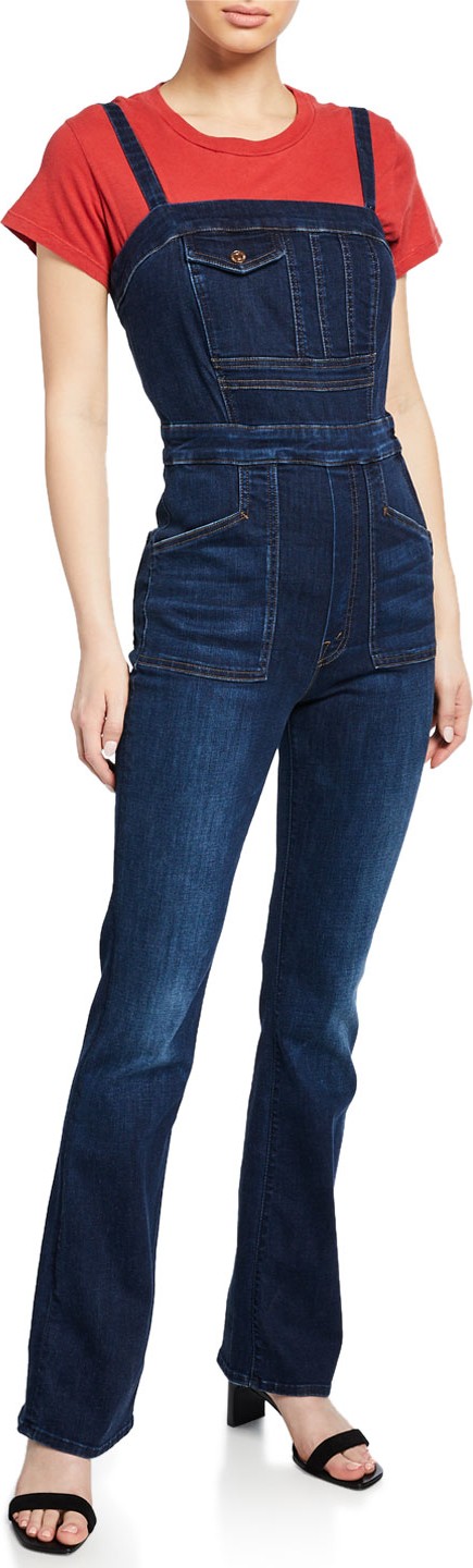 MOTHER The Pocket Hustler Denim Overalls