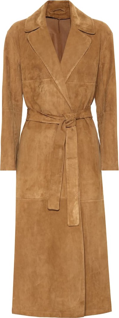 Max Mara Gin suede coat
