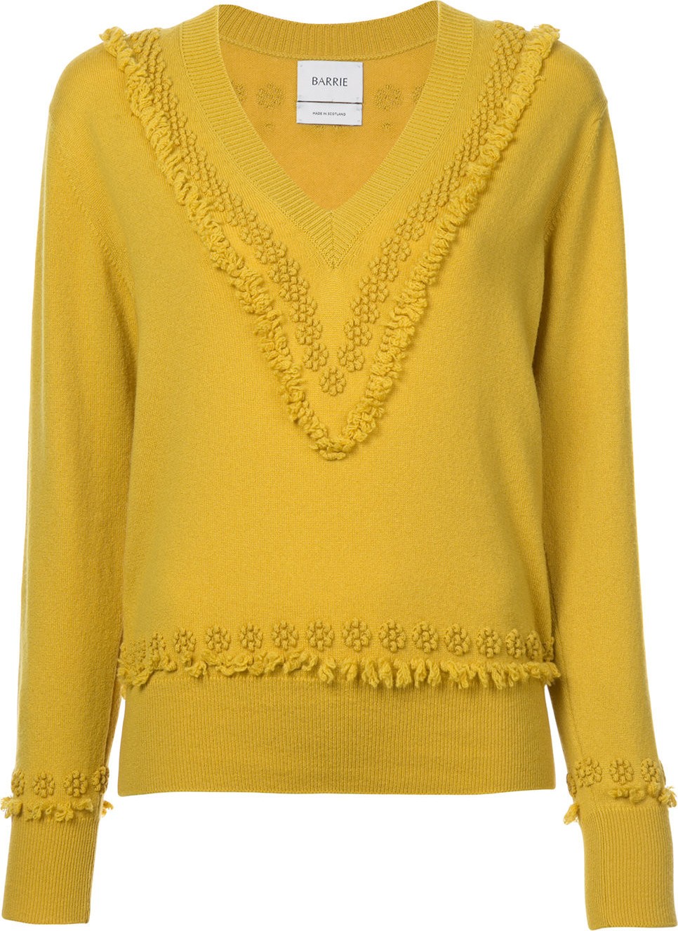 Barrie embroidered fitted sweater