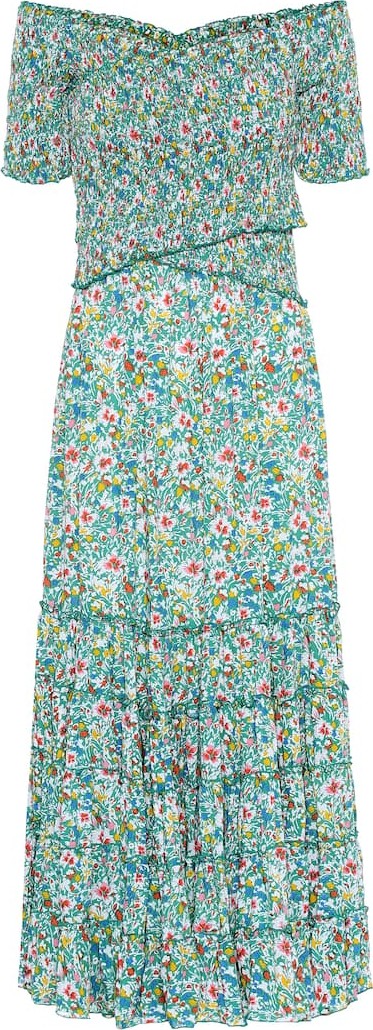 Poupette St Barth Soledad floral jersey maxi dress