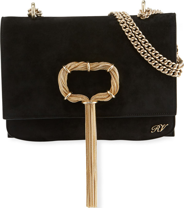 Roger Vivier Chain Buckle Evening Crossbody Bag