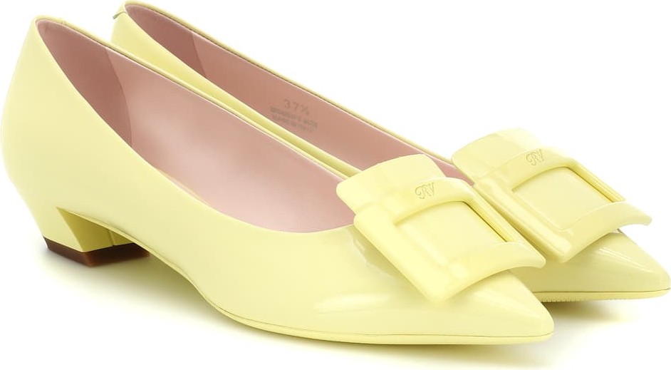 Roger Vivier Gommetine leather ballet flats