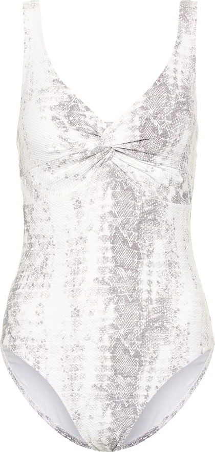 HEIDI KLEIN Core snake-effect swimsuit