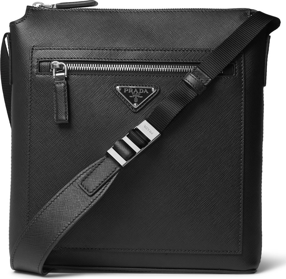 Prada Saffiano Leather Messenger Bag
