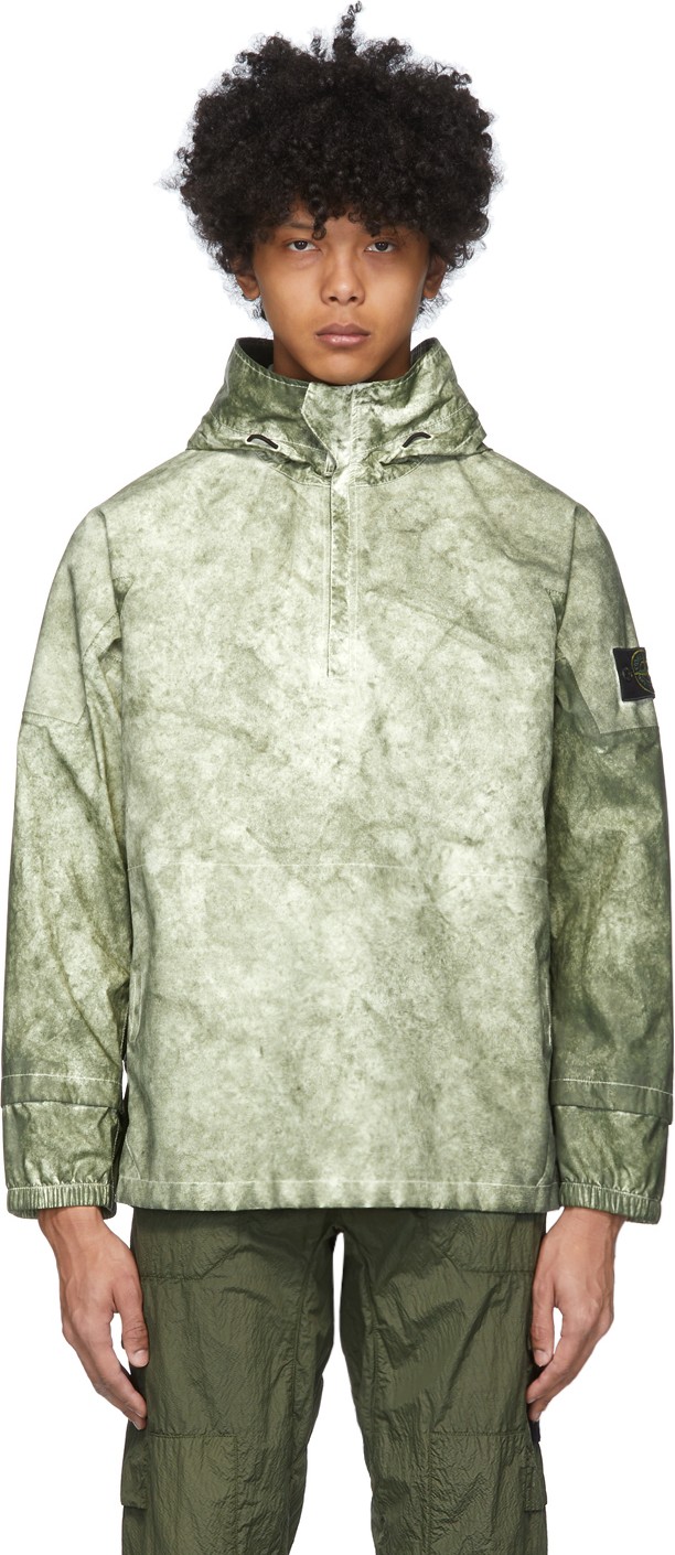 Stone Island Beige Dyed Pullover Jacket