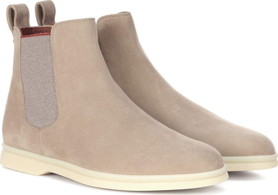 Loro Piana Lady Sahara suede Chelsea boots
