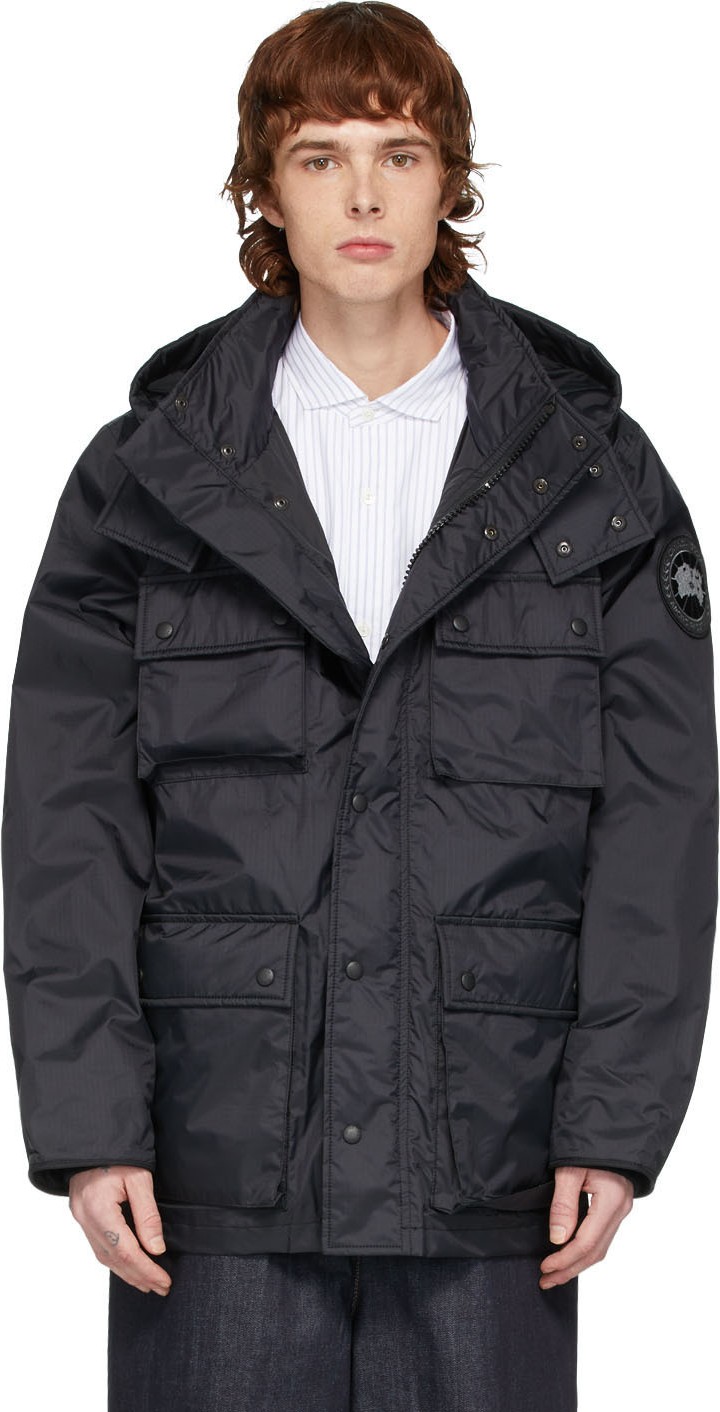 Junya Watanabe Black Canada Goose Edition Ripstop Coat