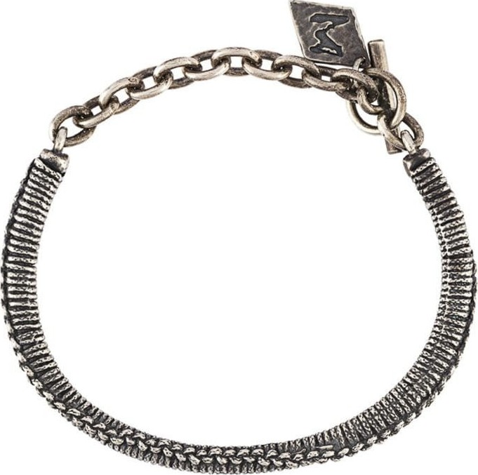 M. Cohen braided metallic bracelet