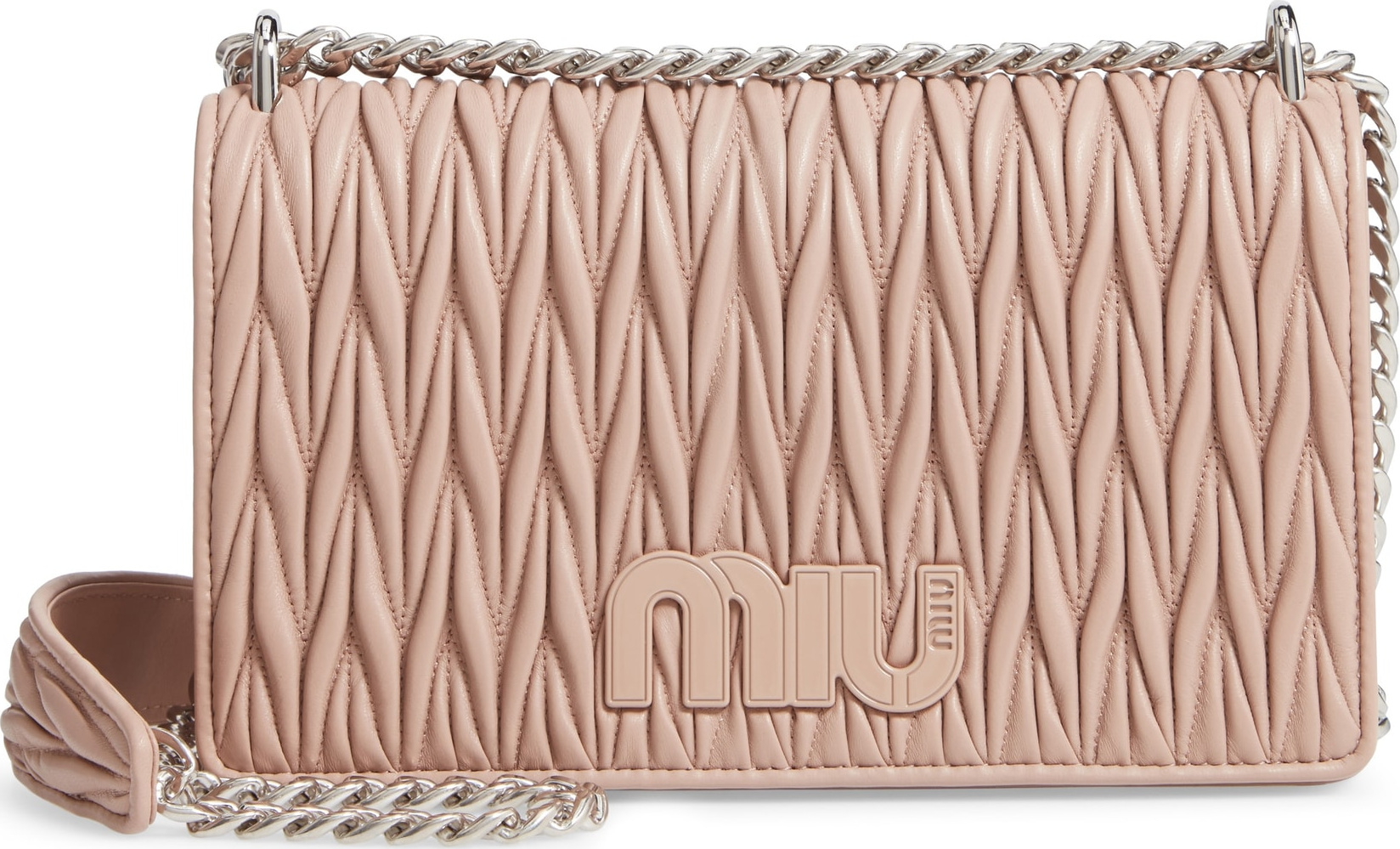 Miu Miu Matelassé Flap Shoulder/Crossbody Bag