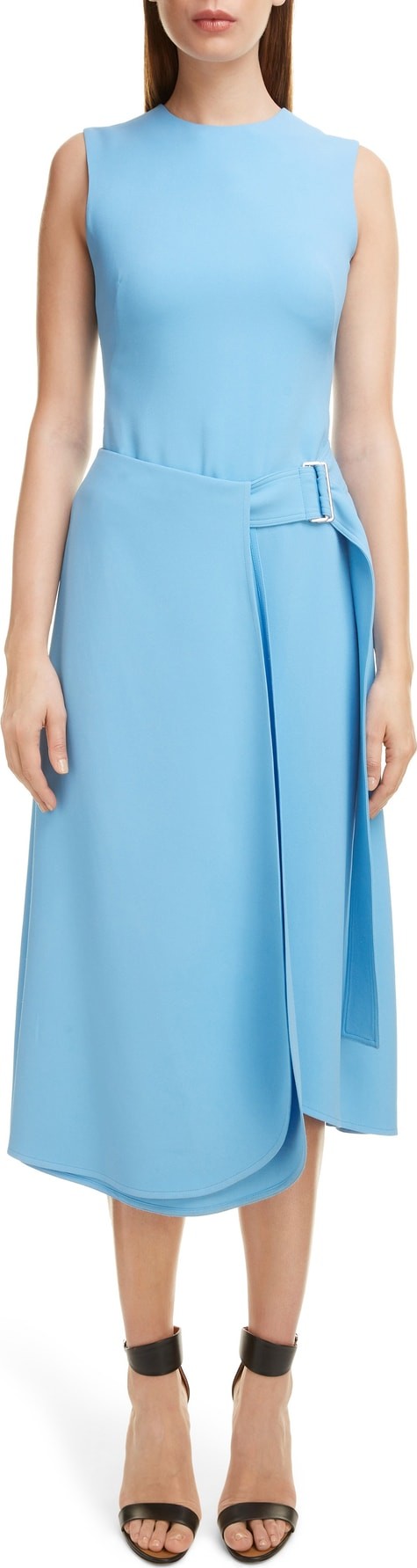 Victoria Beckham Belted Midi Dress