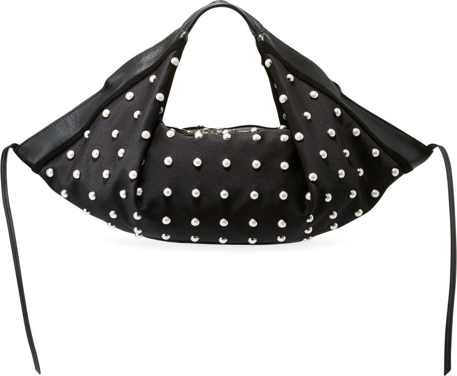 3.1 Phillip Lim Pearl Luna Mini Studded Hobo Bag