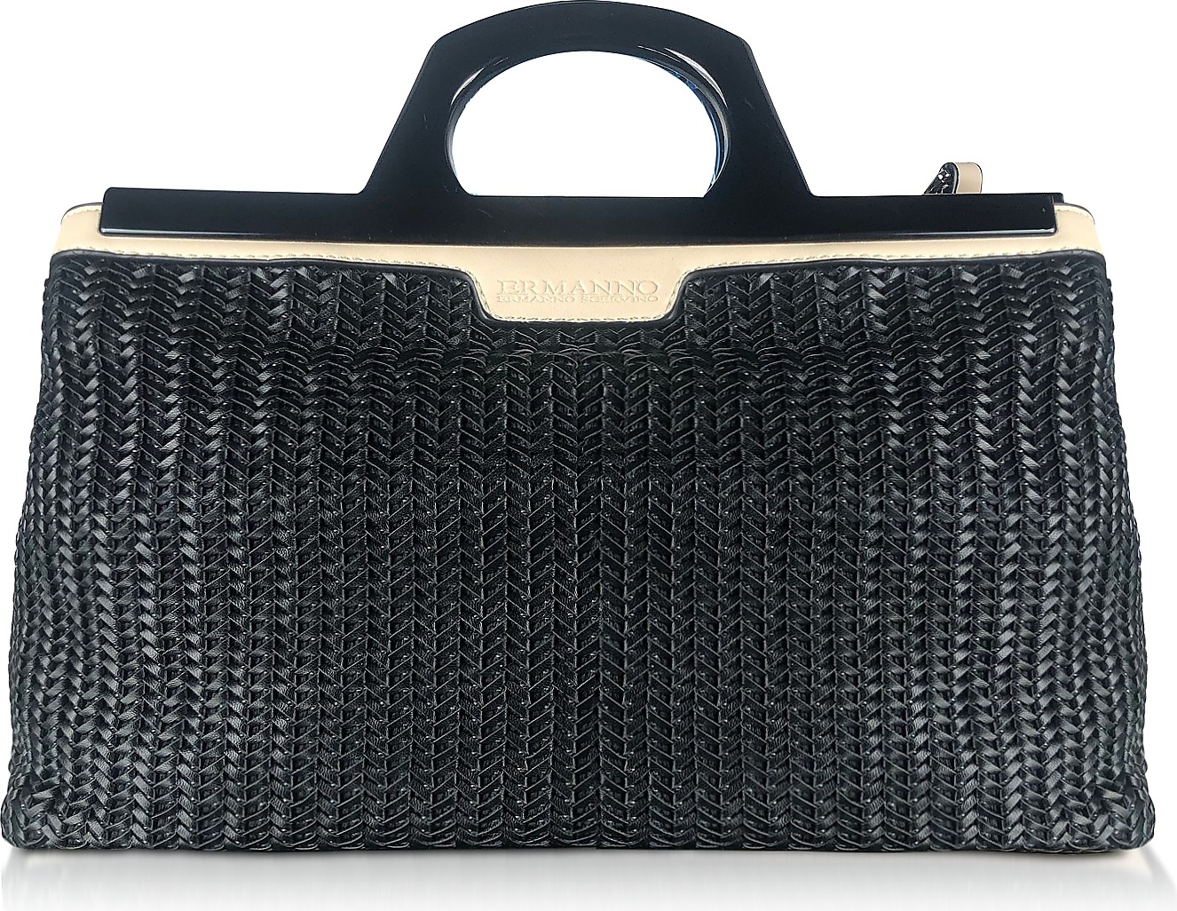 Ermanno Scervino Woven Leather Ella Medium Tote
