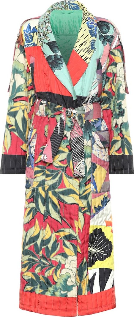 Etro Printed silk coat