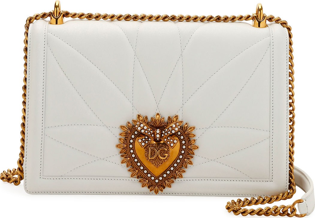 Dolce & Gabbana Devotion Medium Quilted Crossbody Bag