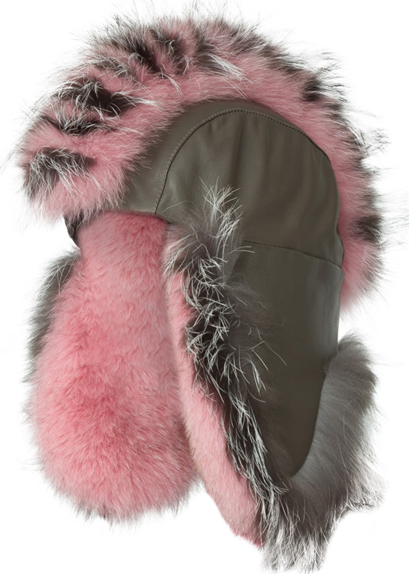 Gigi Burris Fur trapper hat