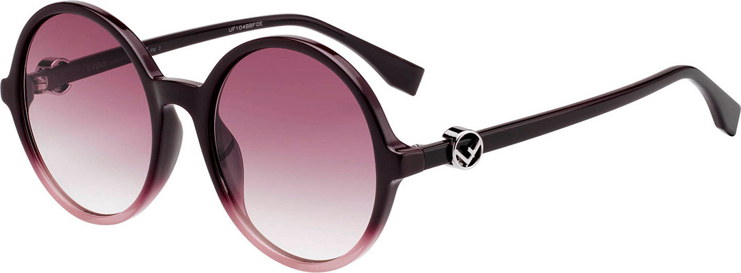 Fendi Round Gradient Propionate Sunglasses