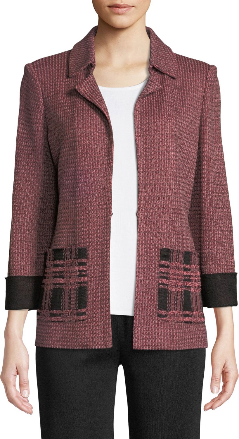 Misook Bracelet-Sleeve Jacket