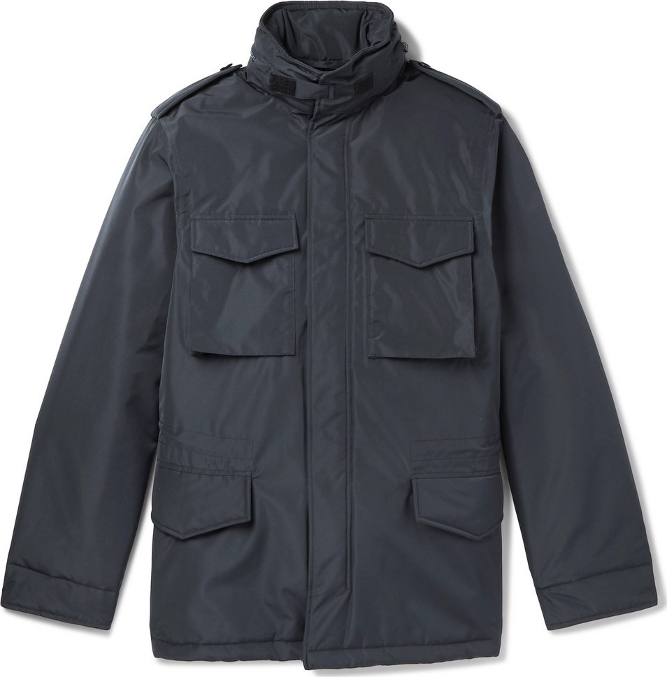 Aspesi Shell Hooded Field Jacket