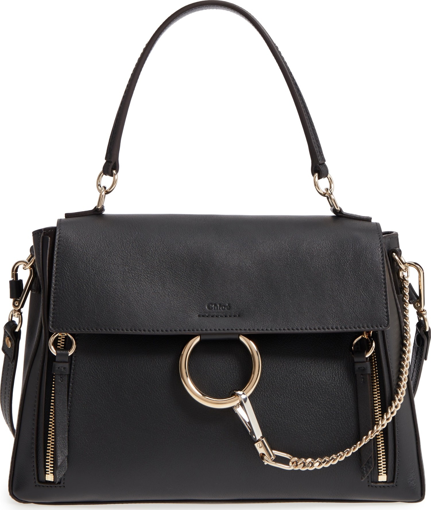 Chloe Medium Faye Leather Shoulder Bag