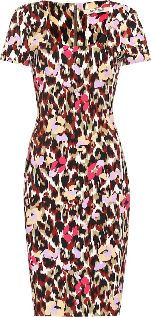 Roberto Cavalli Printed midi dress