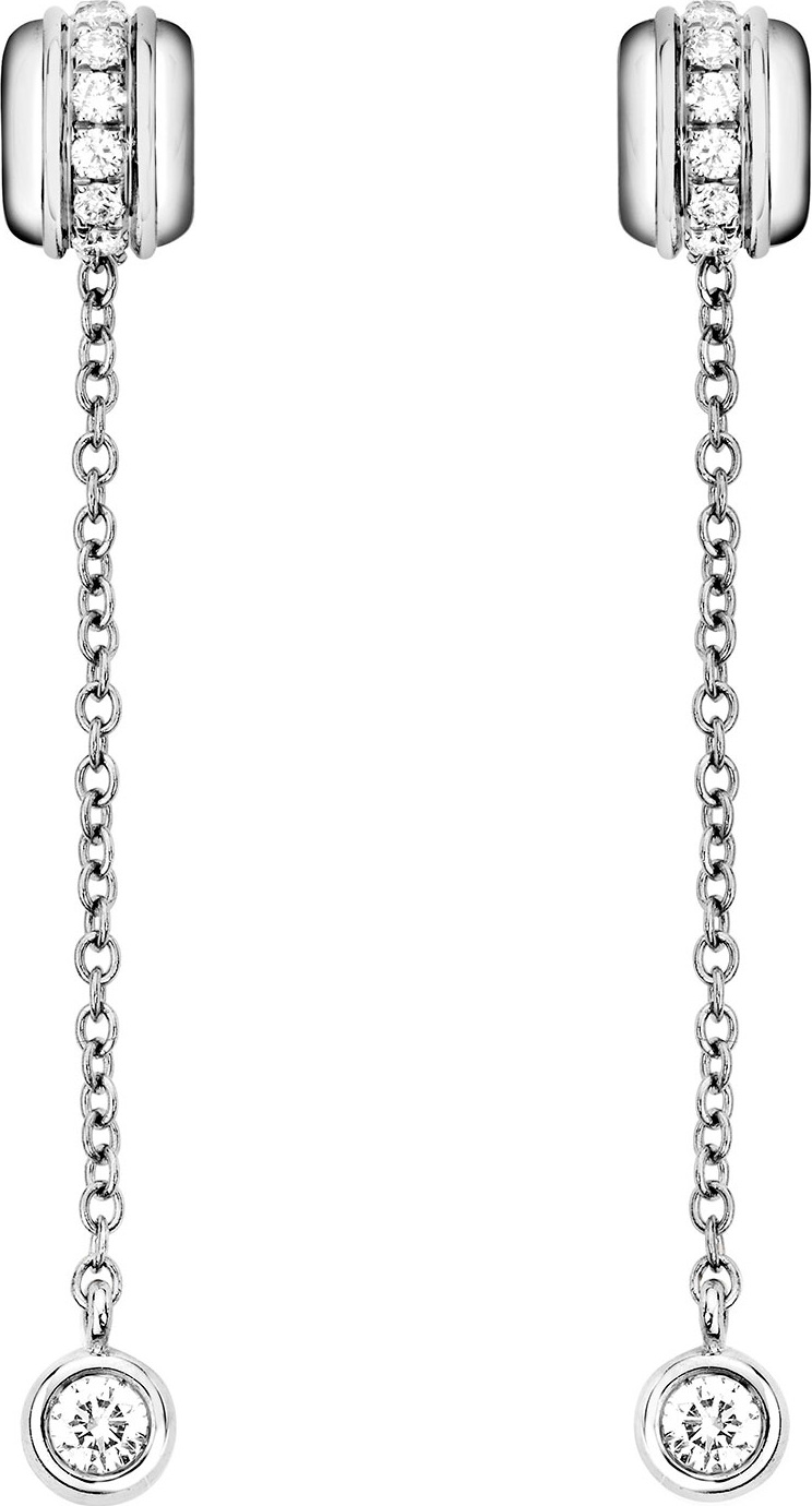 Piaget Possession Night & Day Earrings with Diamonds in 18K White Gold