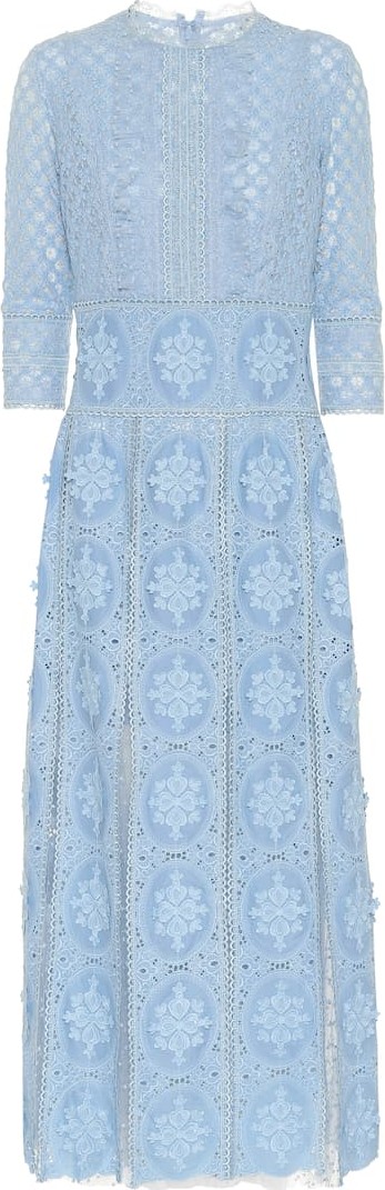 Costarellos Lace midi dress